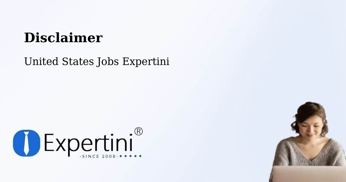 Disclaimer – Orem - United States Jobs Expertini