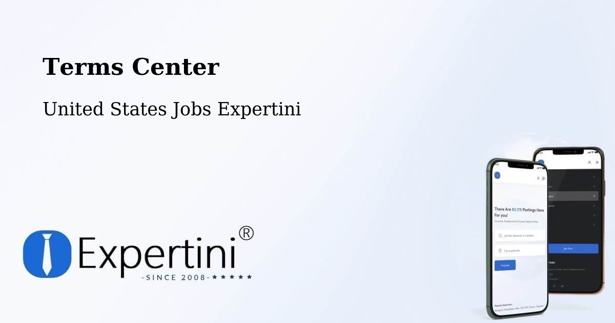 Terms of Service – Orem - United States Jobs Expertini