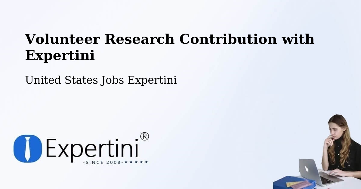Volunteer Research Contribution Program – Orem - United States Jobs Expertini
