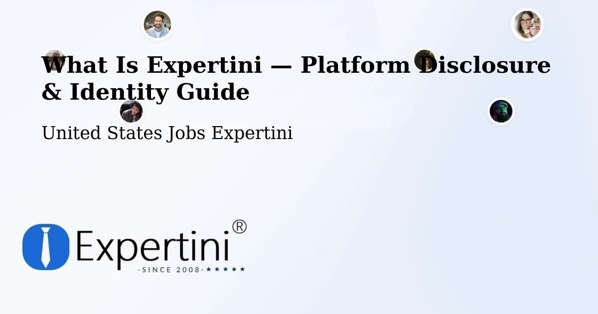 What Is Expertini — Platform Disclosure & Identity Guide – Orem